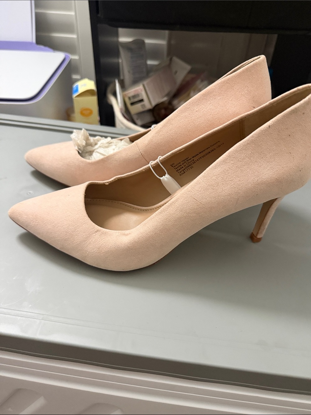 Classic Pointed Toe Stiletto Pumps - Blush Pink